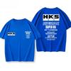 New Hks Engine Oil Japanese Car Modification Jdm Summer Shortsleeved Loose Versatile Cotton Printed Tee For Both Men And Women