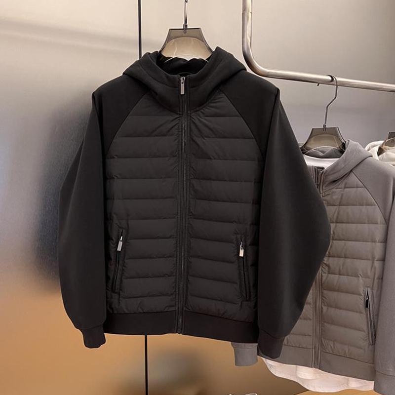 

New Fashion Jacket Men Knit Baseball Collar Coat Autumn Winter Thin Warm Fleece Clothing Full Zip Sweater Cardigan Jackets M 50-60kg чёрный