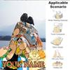 1PC Custom Name Blanket Asterix Friends Flannel blankets Patterns Throw Blanket All-Season Soft Gift for Couch, Bed, Camping, Birthday gifts