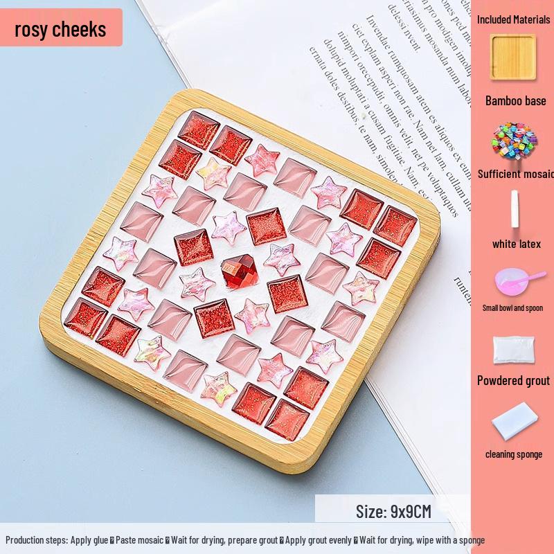 DIY Mosaic Coaster Kit for Kids: Creative Father's Day Craft
