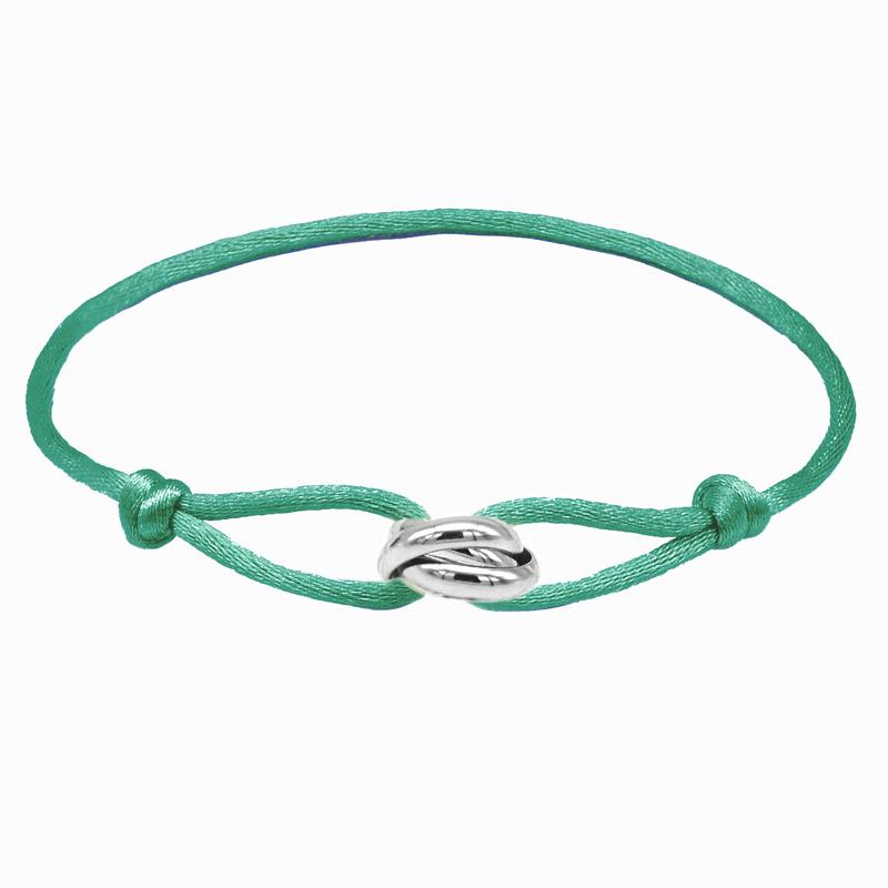 Bracelet 3 Stainless Steel Metal Buckle Bracelet Adjustable Rope Classic Bracelet for Men Friendship Jewelry Gift for Women