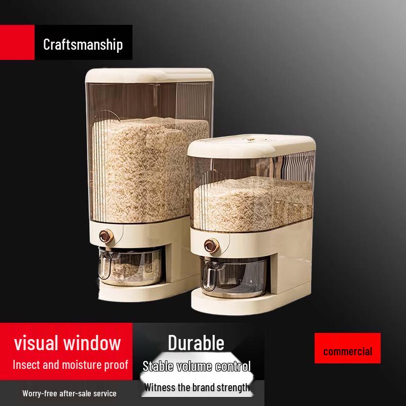 Sealed Insect-Proof Rice & Flour Dispenser Set