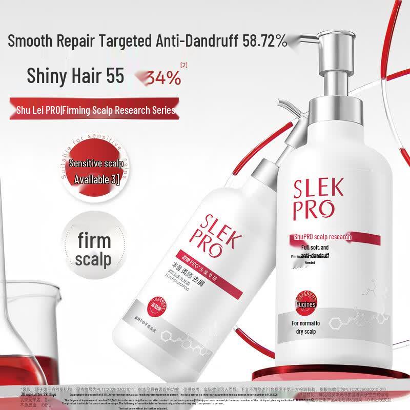 SLEK PRO Scalp Tightening Smooth Anti-Dandruff Shampoo