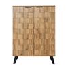 Storage Sideboard Sideboard, Modern Shoe Cabinet with 5 Compartments, Dimensions 80.5 X 35 109.5 Cm, Adjustable Shelves Wood
