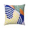 Simple And Abstract Geometric Plants Digital Printing Short Plush Pillow Covers For Car Sofa Office Cushion Cover Home Goods