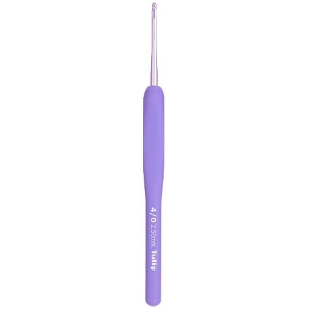Tulip Tulip Knitting Needle “ETIMO Purple Crochet Hook with Grip 4/0 TEM-040”