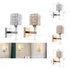 Modern Minimalist Crystal Wall Lamp For Living Room Bedroom Decor Led Wall Light