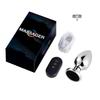 Wireless Remote-controlled Metal Anal Plug Man and Woman Electric Shock Anal Plug Vibrating Anal Plug Butt Plug G-spot Masturbation Passionate Party