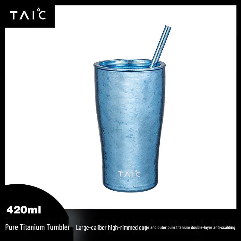 

TAIC Pure Titanium Double-Wall Insulated Wide-Mouth Mug