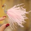 Flamingo Feather Brooch - Creative Soft Animal Corsage for Women