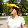 Creative -shaped Sun Hat, Funny Headband, Quirky Headwear, 3D Printed Sun Hat, Hand-shaped Sun Hat