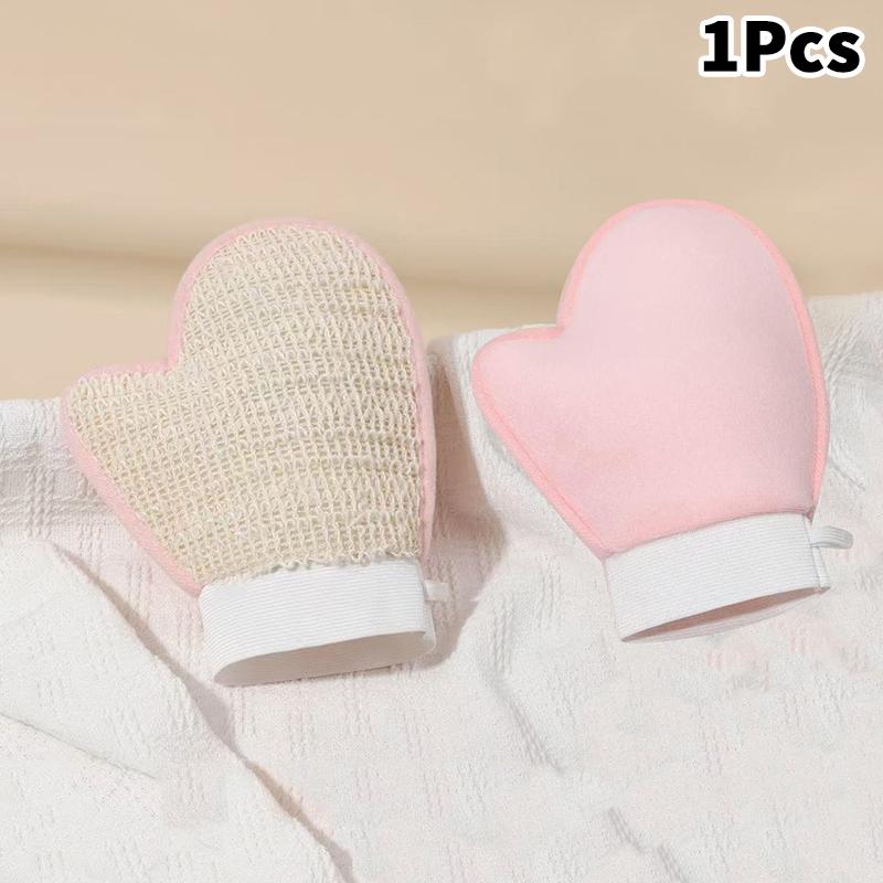 2-in-1 Körperlotion Massagehandschuhe mit ätherischem Öl zum Bräunen Verhindert klebrige Hände Peeling-Reibehandschuh für glatte Haut