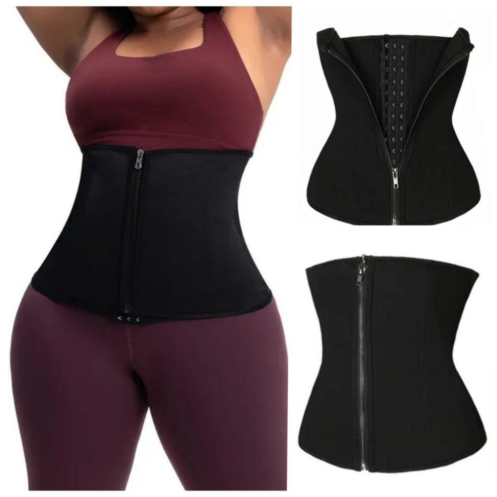 Corset Modelador de Cintura Preto Modelador de Barriga Novo Cinto para Emagrecer a Cintura Mulheres