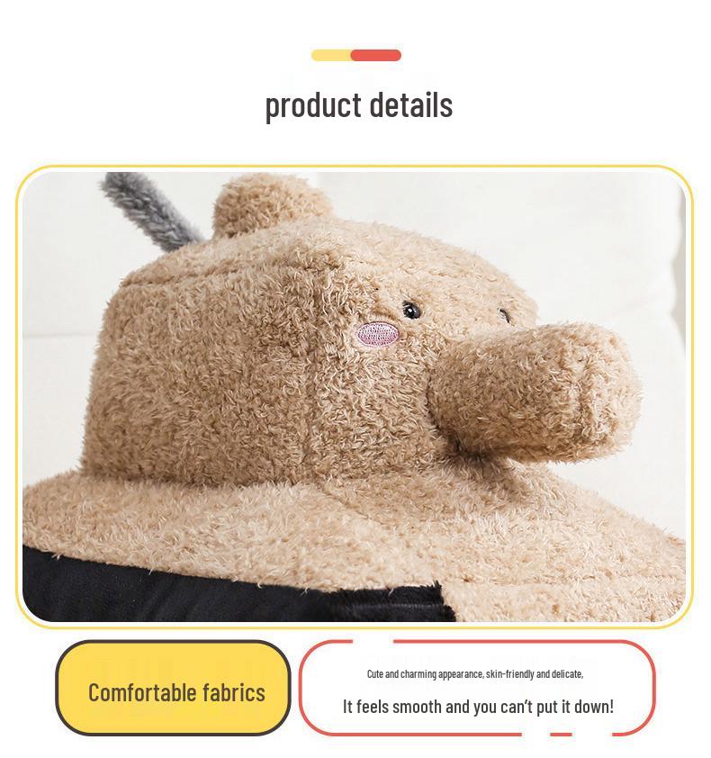Adorable Car Doll Plush Pillow Toy for Children's Room Decor and Gifts