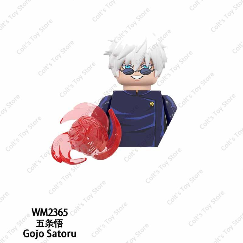 NEW Jujutsu Kaisen Toys Satoru Gojo Itadori Yuji Mini Action Figures Building Blocks Classic Japan Anime Dolls Model Kids Gifts