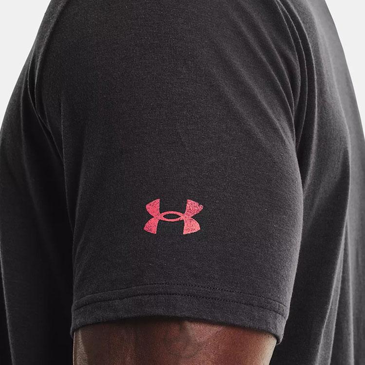 Under Armour Johnson Series Casual Training T-Shirt Men Tops Coal Gray 1361733-010