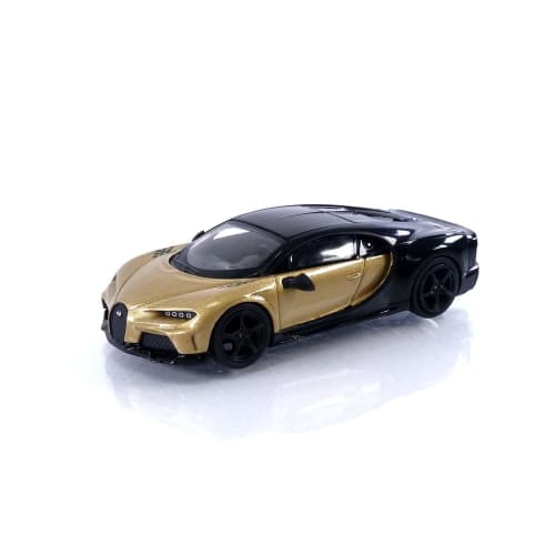 TrueScale Miniatures MINI GT 1/64 Bugatti Chiron Super Sport Gold (Left-Hand Drive) Finished Product
