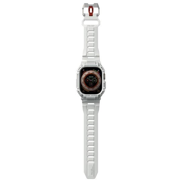 Skinarma Pasek+Etui Mecha 2In1 Apple     Watch 49Mm Jasno Szary/Light Grey