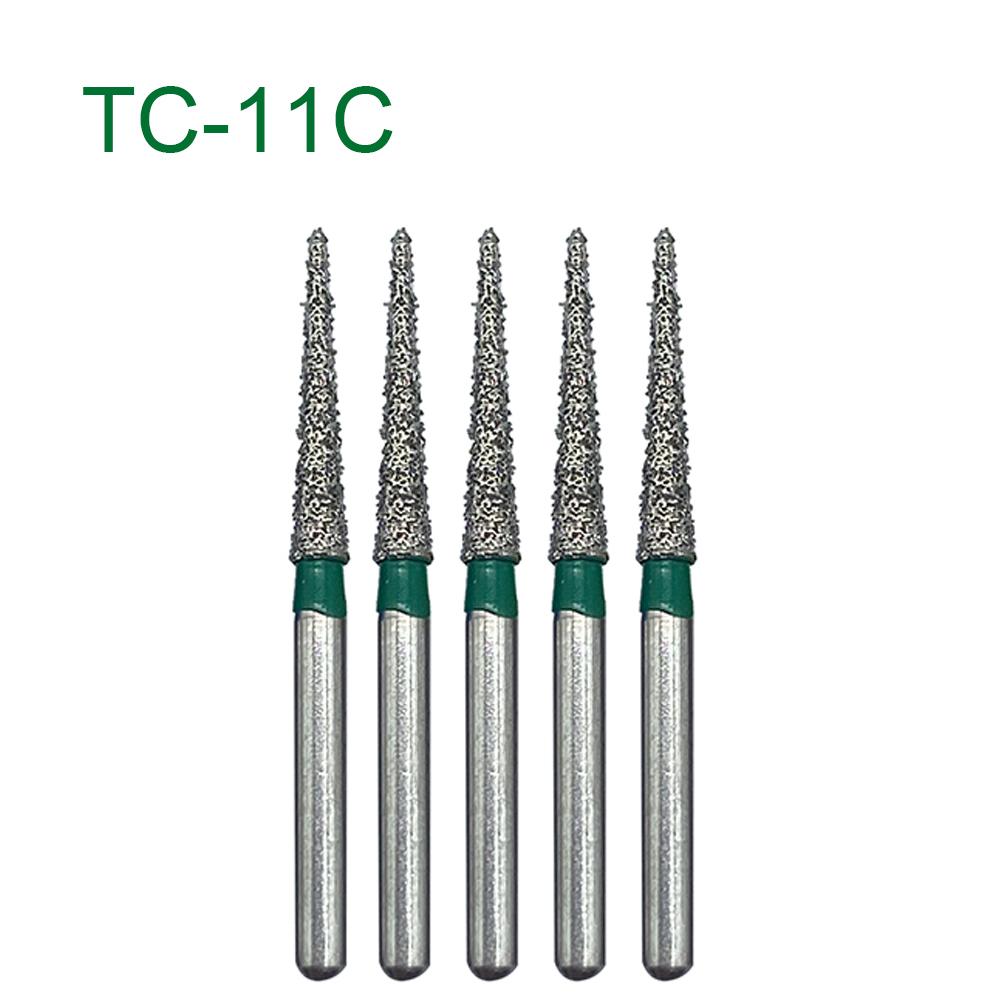 5Pcs/Pack, Jnsur Dental Diamond Burs Dental Drills For High Speed Handpiece Fg Dia 1.6Mm Dental Lab Technican Dentistry Material