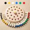 Houten Memory Match Stick Schaak Kleur Spelbord Puzzels Montessori Educatief Speelgoed Cognitieve Vaardigheid Leren Speelgoed