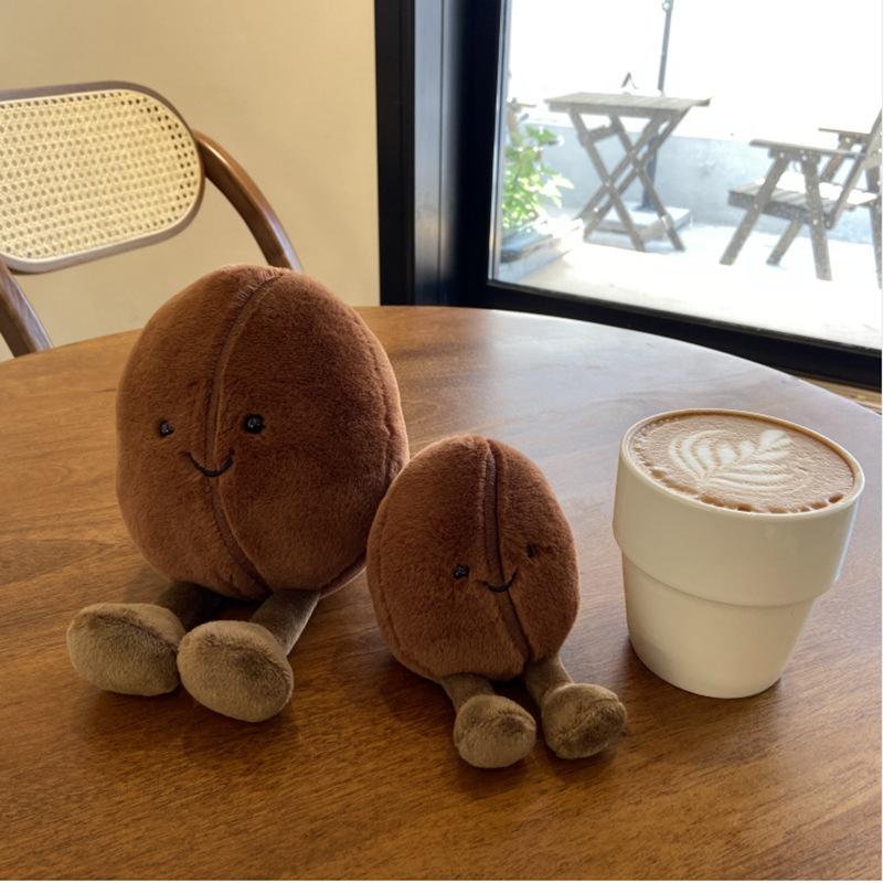 Fun Coffee Cup Jelly Cat Ramen Latte Espresso Beans Cute Plush Soothing Doll Gift