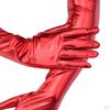 Long Leather Gloves for Women Faux Patent PU Opera Glossy Pair Finger Cosplay Matching