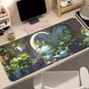Kawaii Black Cat Silicone Soft Gaming Mouse Pad Large Keyboard Pad Topographic Mouse Pad For Keyboard With AntiSlip Tablemat
