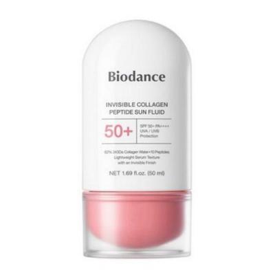 Sérum Solar com Peptídeos de Colágeno Invisível SPF50+ PA++++ Proteção UV Hidratante 50ml