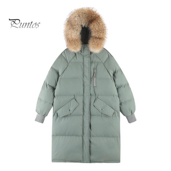 

Зимняя женская хлопковая куртка с меховым капюшоном, длинными рукавами, карманами, сохраняющая тепло, длиной до колена, на молнии, стеганое пальто, однотонная ветрозащитная верхняя одежда, парка XL зелёный