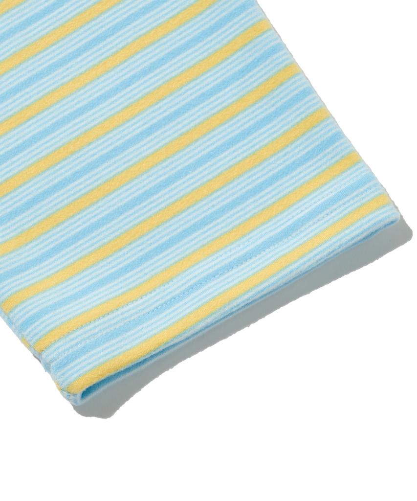ROIDESROIS Striped Layered Long Sleeve T-Shirt (Blue)