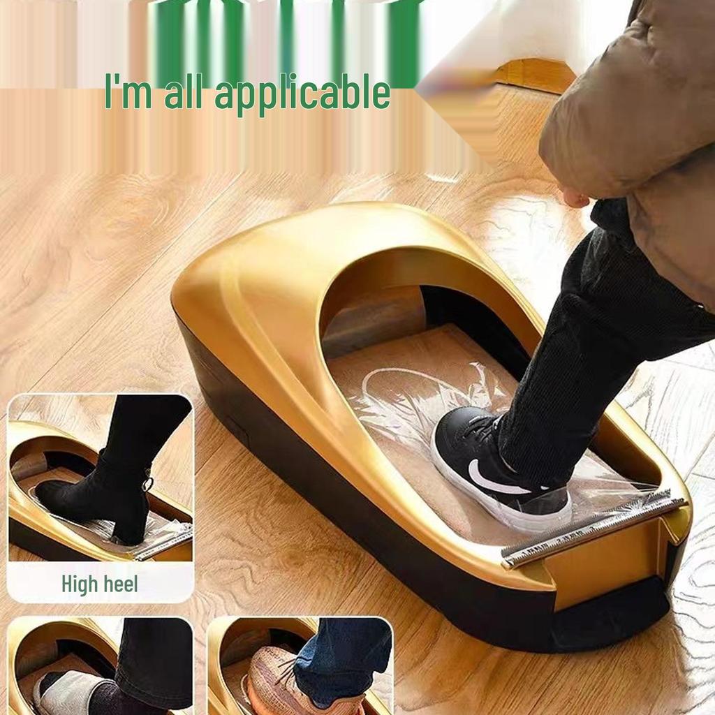 Automatischer Schuhüberzieher: Intelligente Einweg-Fuß-Step-in-Filmbox für den Innenbereich