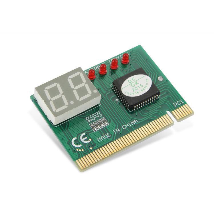 2 Haneli Anakart Tanı Test Kartı: PCI Bilgisayar Arıza Tespiti.