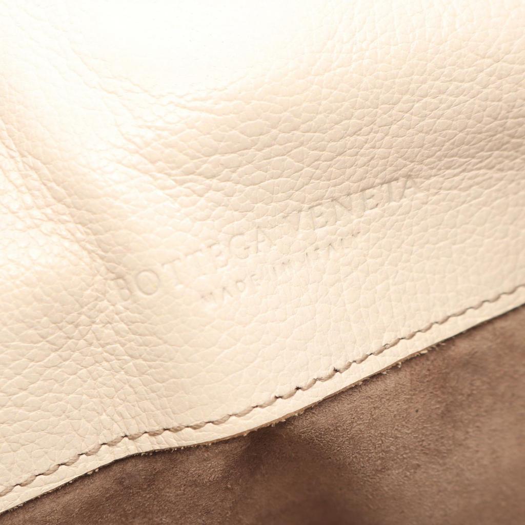 Used BOTTEGA VENETA Intrecciato Tote Bag Leather Beige Used Women