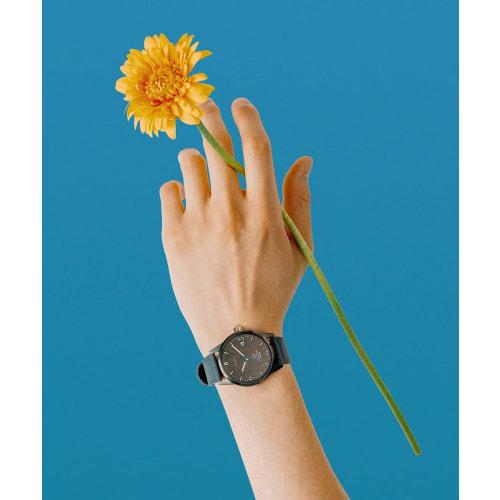 TRIWA HUMANIUM TIME FOR PIECE HU39GB-CL080701 Men's & Women's Unisex Watch with Recycled Canvas Strap, Officially Imported, Swedish Scandinavian Desig