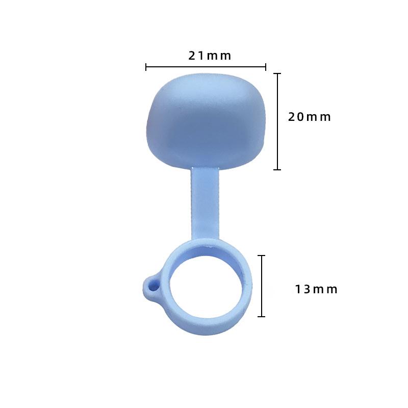 Portable Electronic Cigarette Silicone Ring Lanyard Ring Flat Mouth Dust Cap Accessories