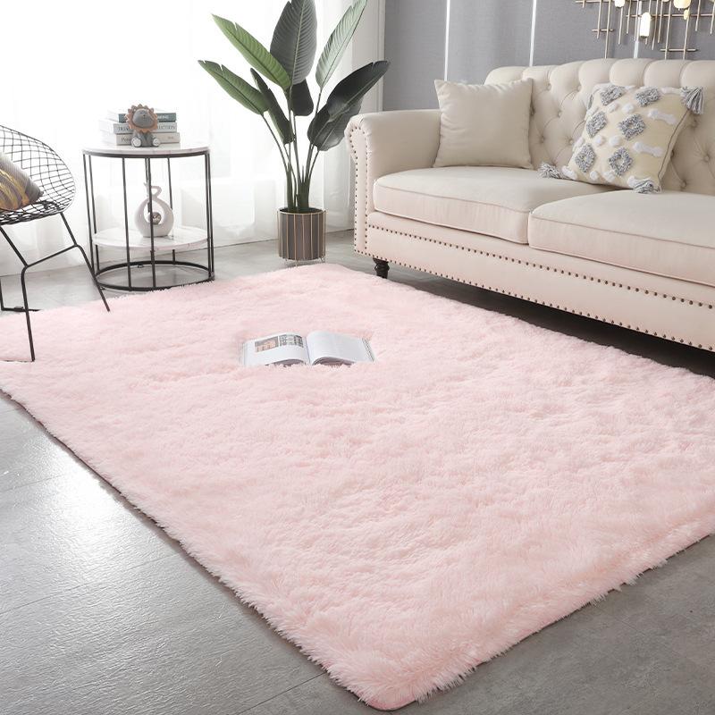 

60 110см X Очень Большие Мягкие Пушистые Ковры Ковер для Гостиной Однотонный Ковер розовый