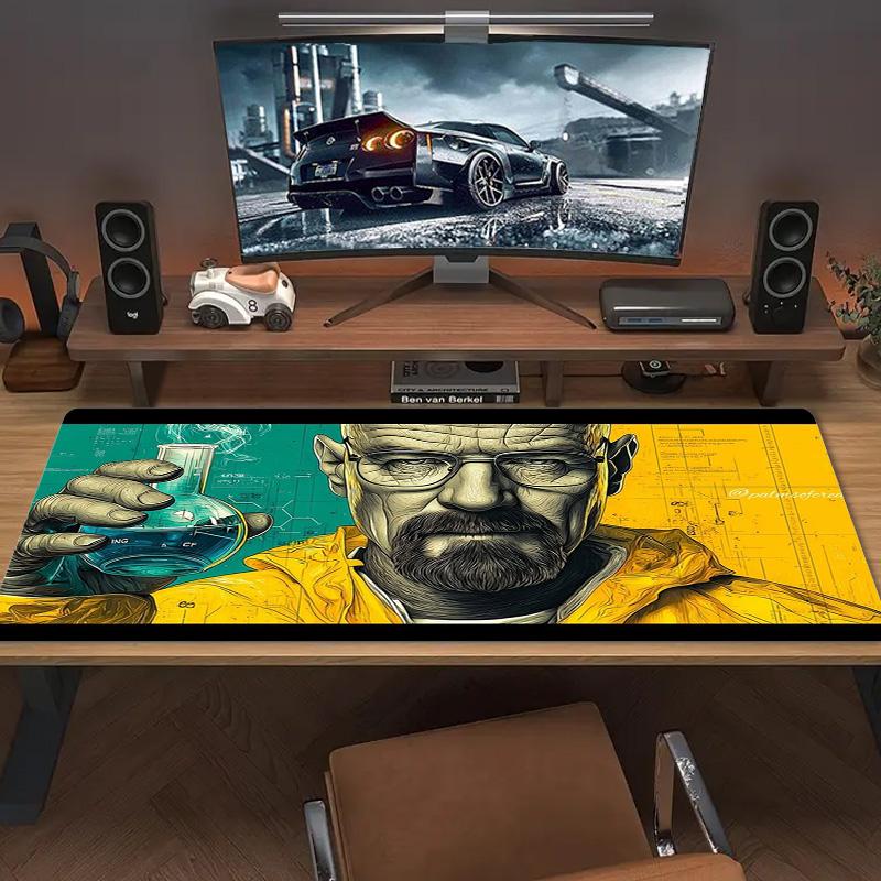 Breaking Bad Color Mouse Pad Large Gaming Table Cushion Non-slip Laptop Tablet Big Mousepad XXL Mat Mini PC Playmat With Lock Edge