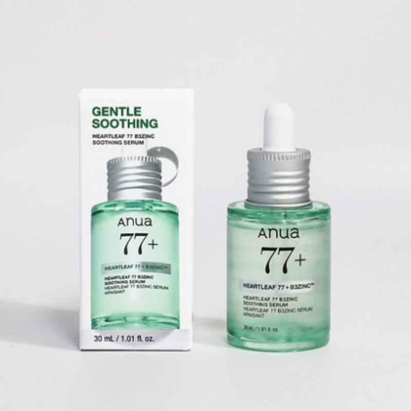 Anua Heartleaf 77 B3 Zinc Trouble Calming Serum 30ml Korean Soothing Serum for Sensitive & Acne-Prone Skin