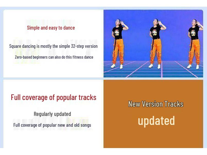 2025 Square Dance USB Flash Drive: Large capacity with popular songs, singing, and modern dance videos for middle-aged and elderly users.