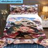 Fantasy Battle Anya 3pcs Bedding Set,Including 1pc Duvet Cover And 2pcs Pillowcases Perfect Gift for Christmas,Ideal for Bedroom, Dormitory