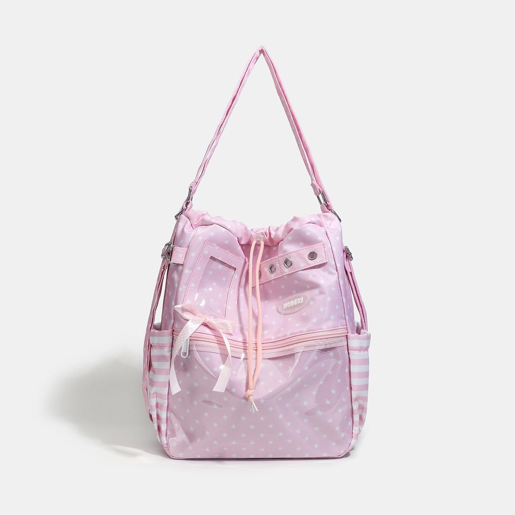 Koreanische Version Cartoon-Rucksack 2025 große Kapazität Trend-Rucksack Pendler Mittel- und Oberschüler leichte Umhänge-Schmerztasche