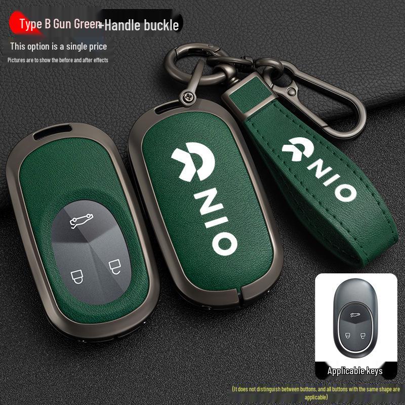 Nio Key Case for ET5, ET7 (2022), ES6, ES7, EC6, ES8 - Luxurious Buckle Design for Men