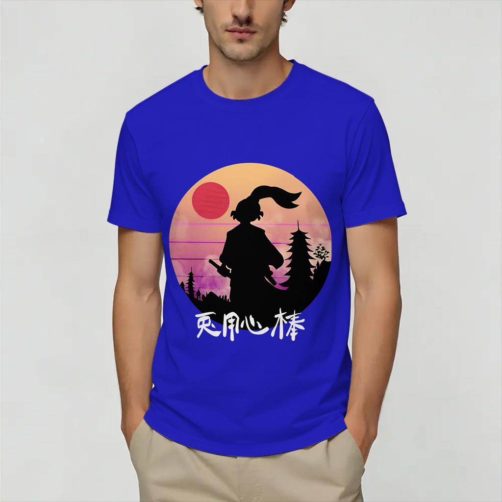 Harajuku T Shirt Summer Rabbit Yojimbo Hipster T Shirts Pure Cotton Tshirt for Unisexs Y2K Funny Cheap Short Sleeve Tops