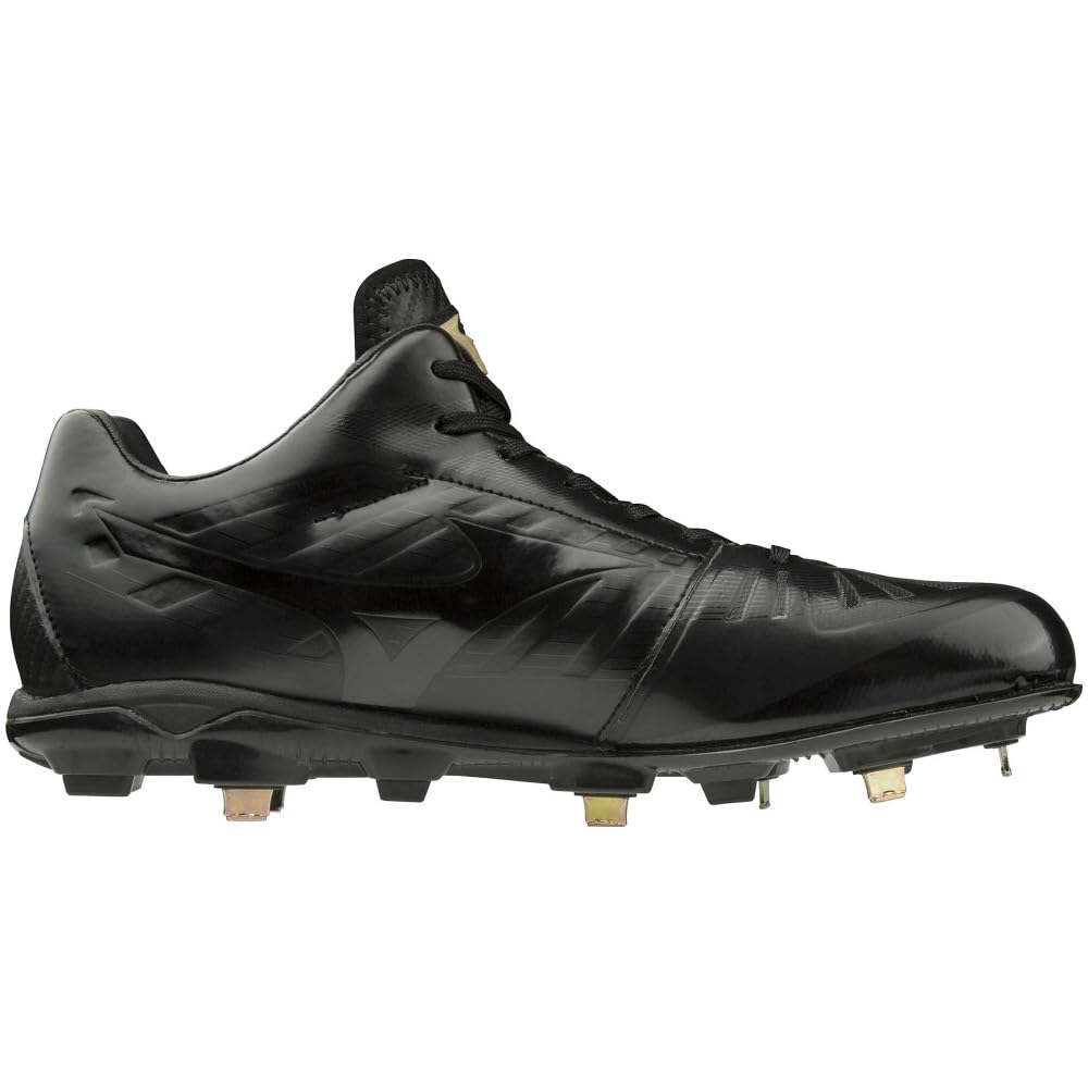 Baseballschuhe GLOBAL ELITE PS2 Schwarz Spa Schwarz Stollen High School League Kompatibel Junior High School Vereinsaktivitäten Senior Jungen Global GE Schwarz x
