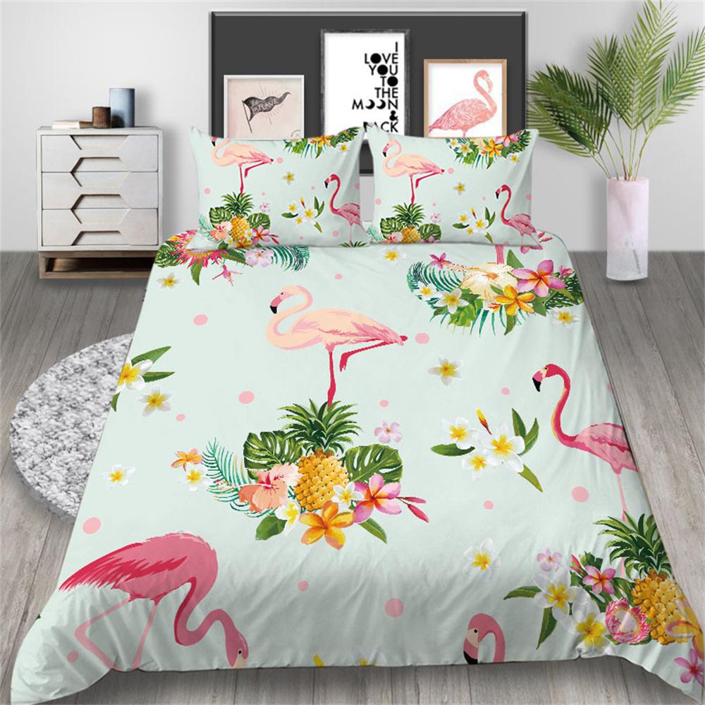 Bedding Set 3D Birds Home Bed Cover Homes Bedclothes Textiles Cool Children Boys Single Double King Size Bedding Cover