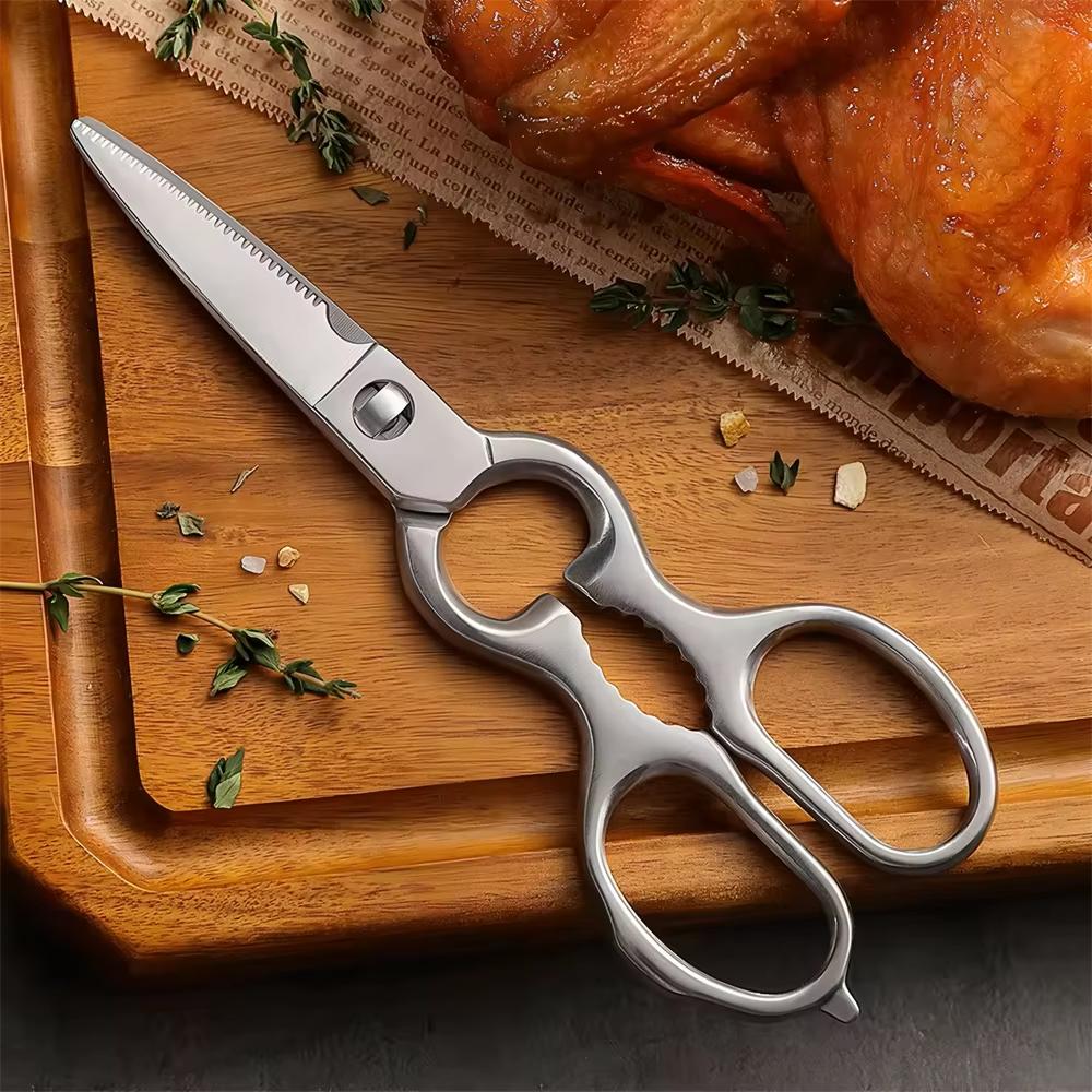 Gourd Shape BBQ Scissor Removable Chicken Bone Scissor Food Scissor Kitchen Scissor Fish