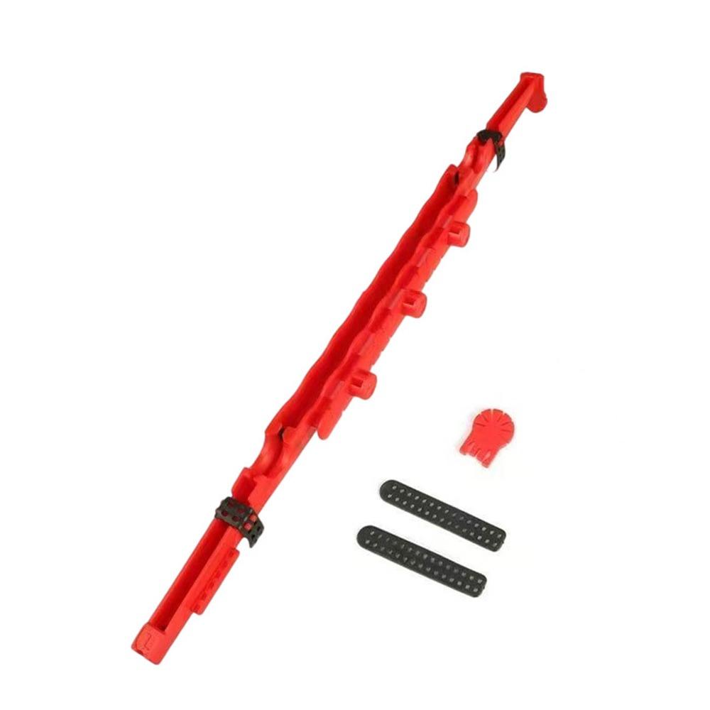 Portable Fishing Rod Line Winder Plastic Line Winder Rod Line Winder Fishing Tackle Accessories Red-Basic style