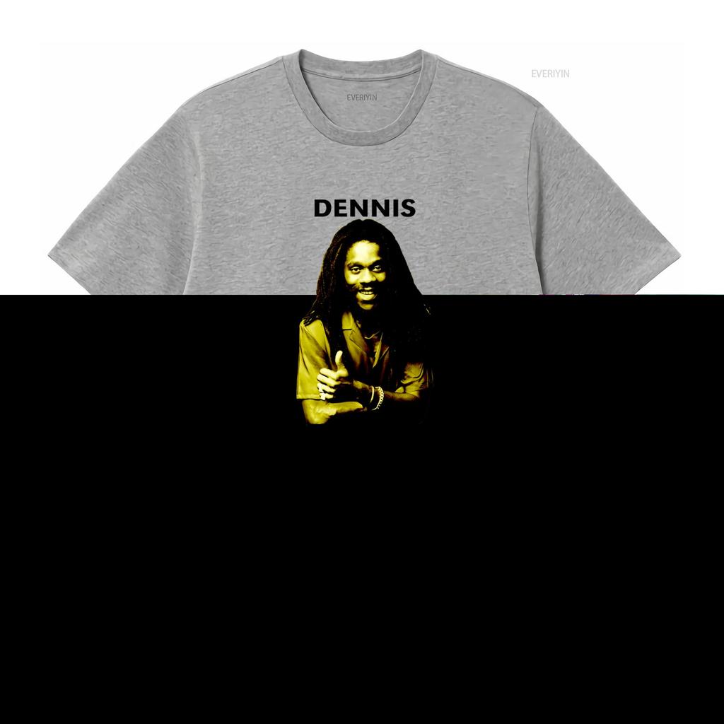 1980s Dennis Brown Josephs Coat of Many Colours Album T shirt Retro Music Fan vintage Washed Casual graphic Versatile Unisex