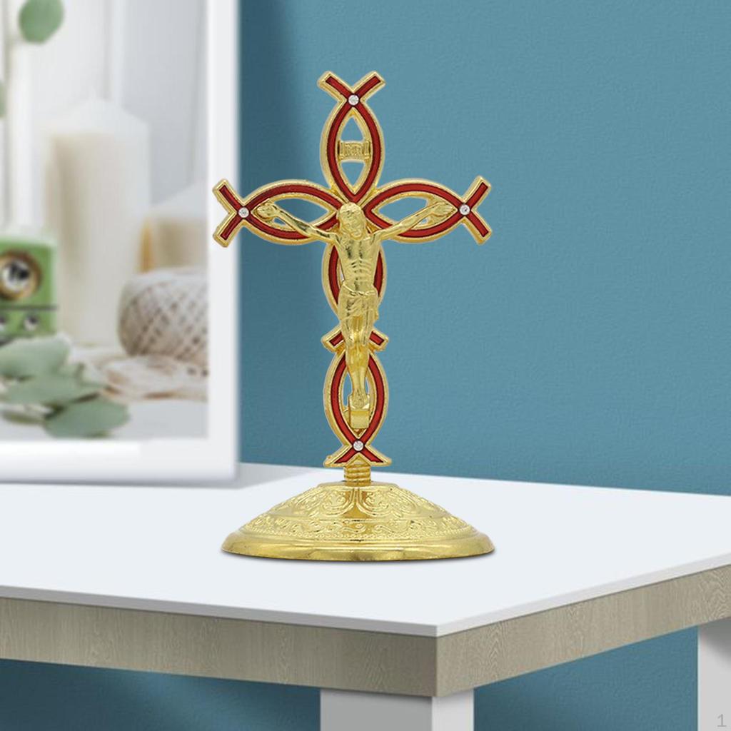 Cross Figurine Decorative Accent for Home And Office Display
