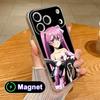 Coque de téléphone Mine Akame Ga Kill pour iPhone 17 16 15 14 13 12 11 Air Pro Max Plus Mini Housse Souple en TPU Transparente Magsafe